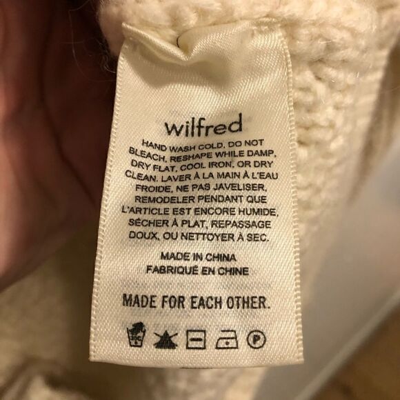 𝅺ARITZIA Wilfred Limerick Long sleeve Sweater in Beige Birch ~ size XXS - Picture 10 of 11